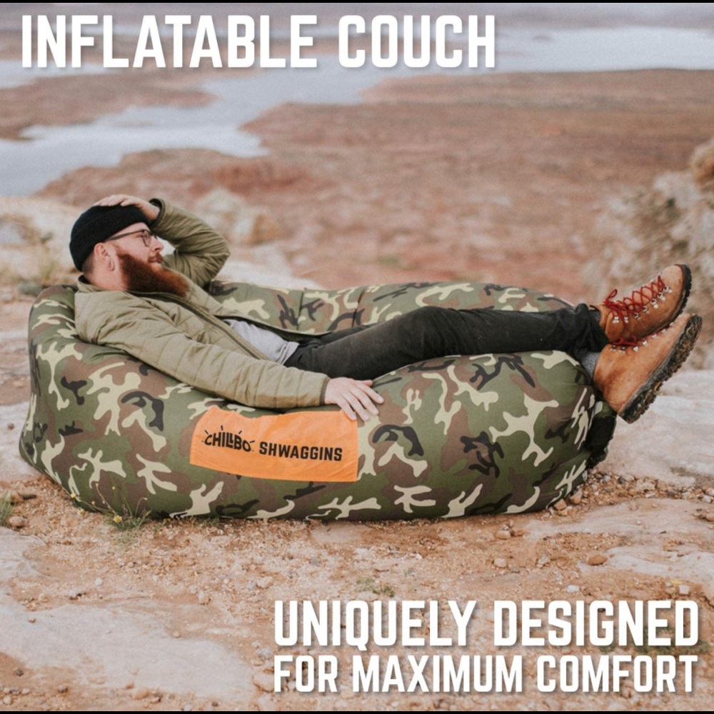 Chillbo Shwaggins Inflatable Lounger. Brand New!